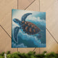 "Sea Turtle Affirmation" - Canvas