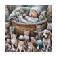 Whimsical Pet Mischief - Canvas