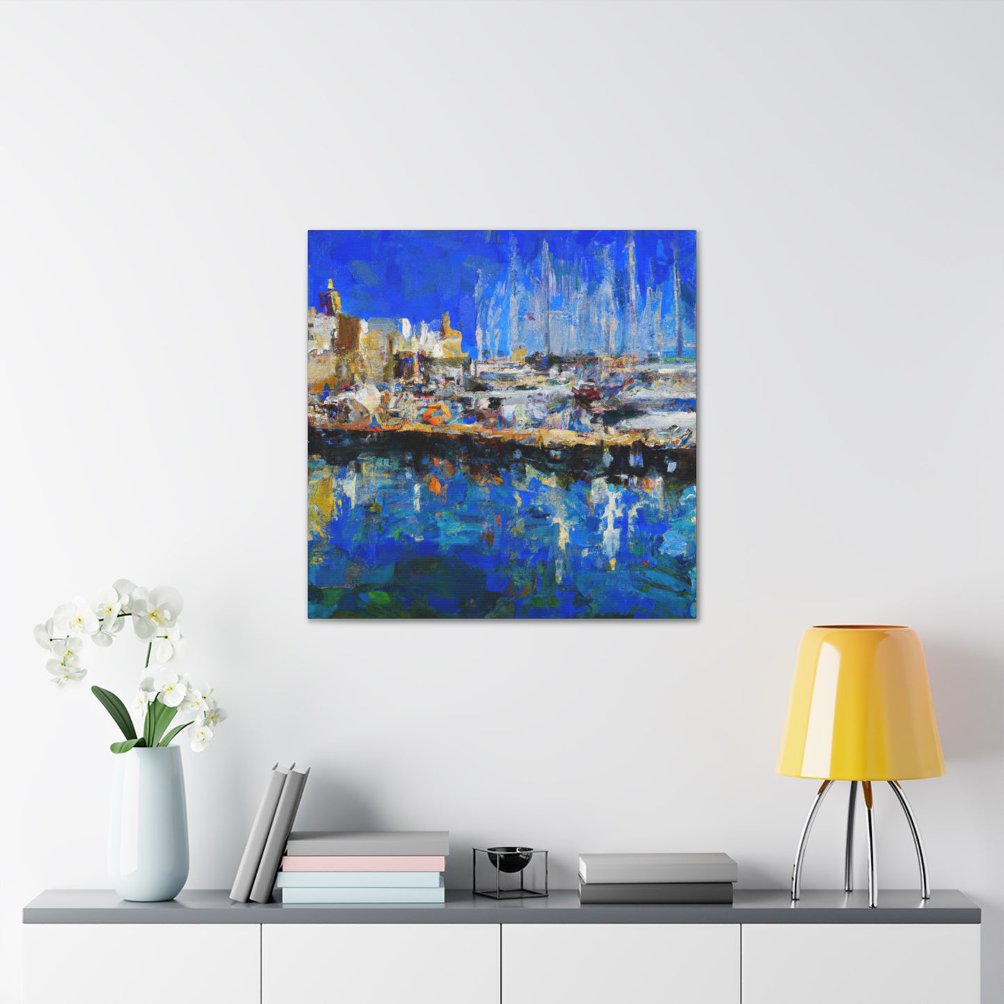 Harbor at Sunrise - Canvas