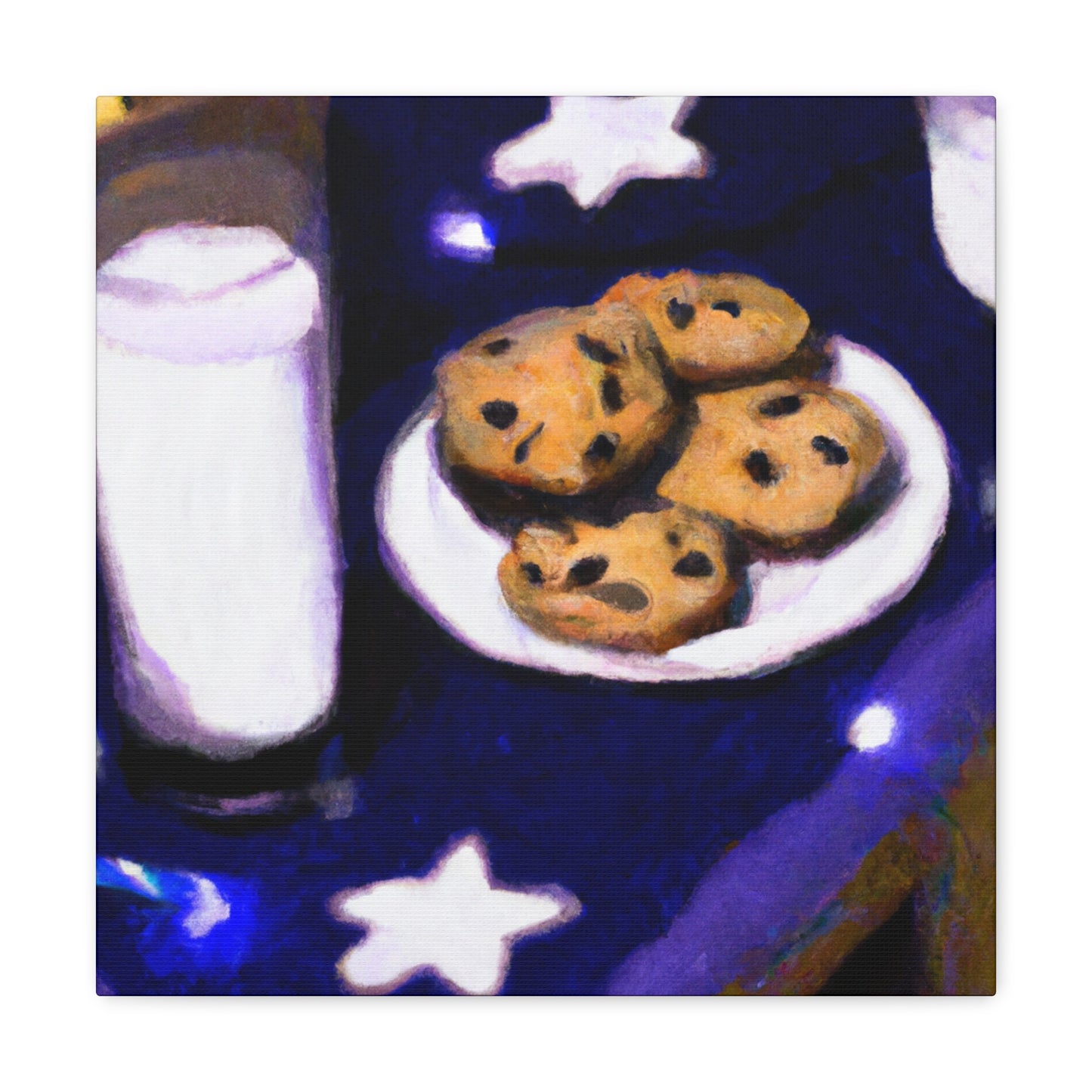 Milk and Cookie Delight - Canvas