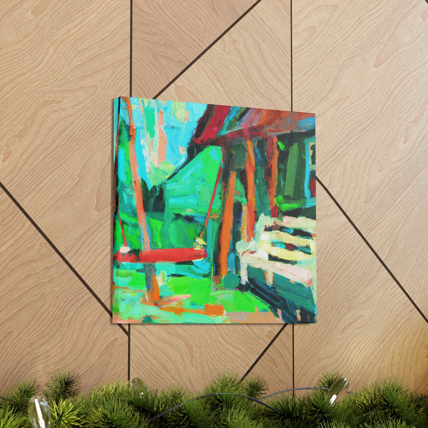 "Porch Swing Reflection" - Canvas