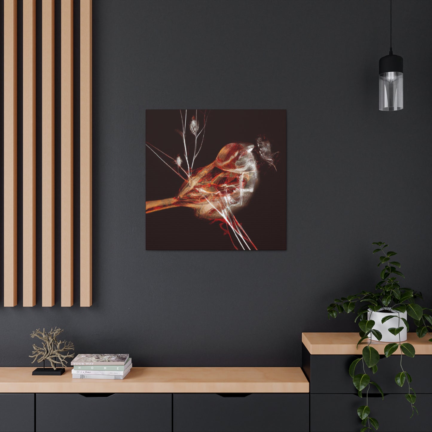 Singing Song Sparrows - Canvas