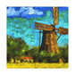 Windmill in Motion - Canvas