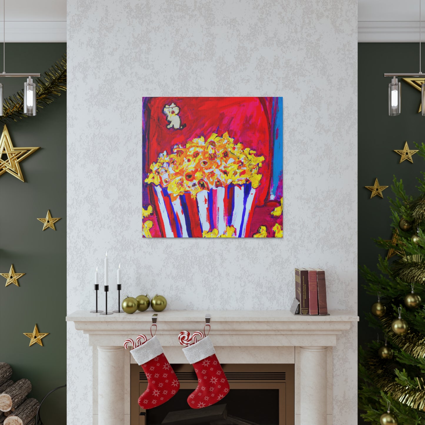 "Popcorn in Abstraction" - Canvas