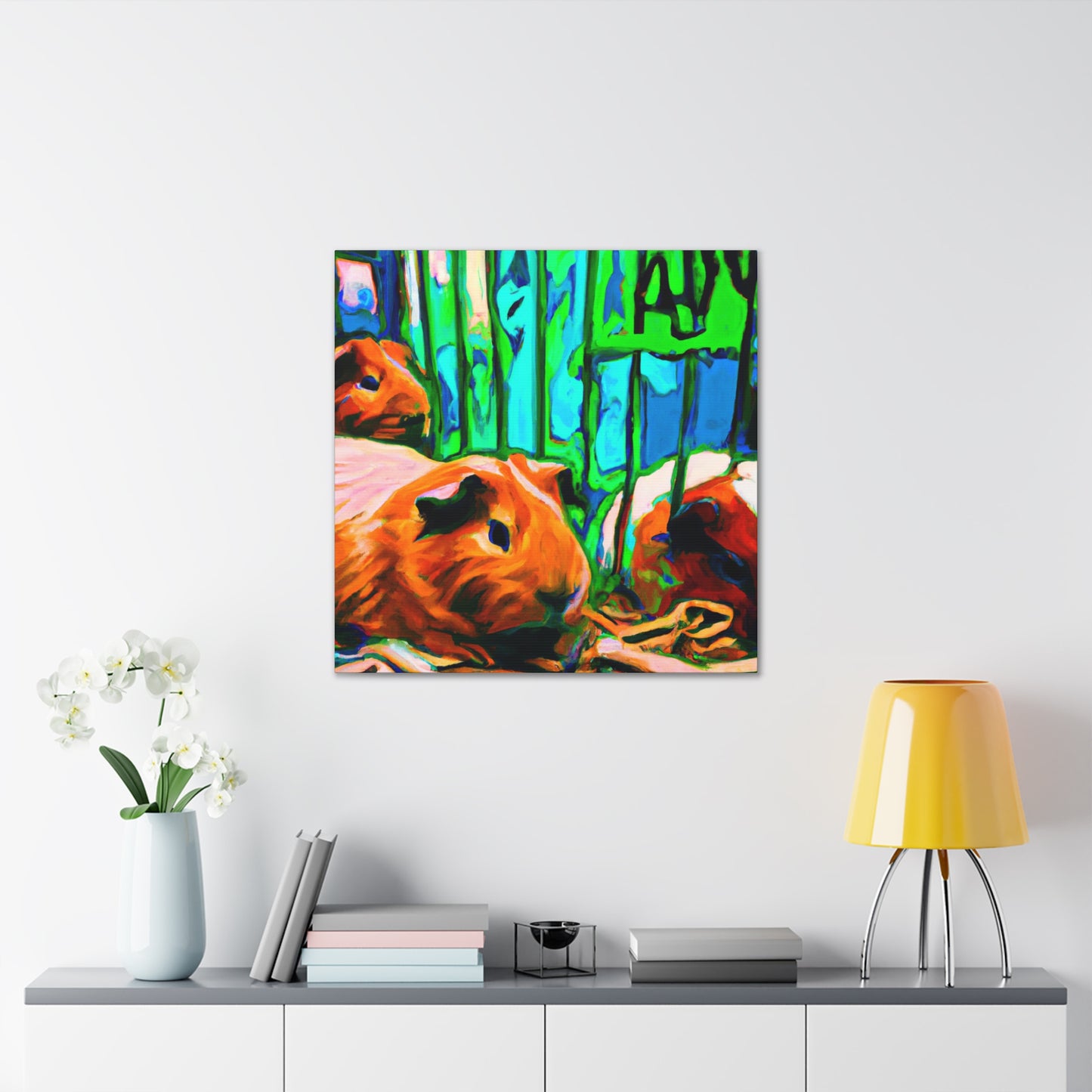 Guinea Pig Wonderland - Canvas