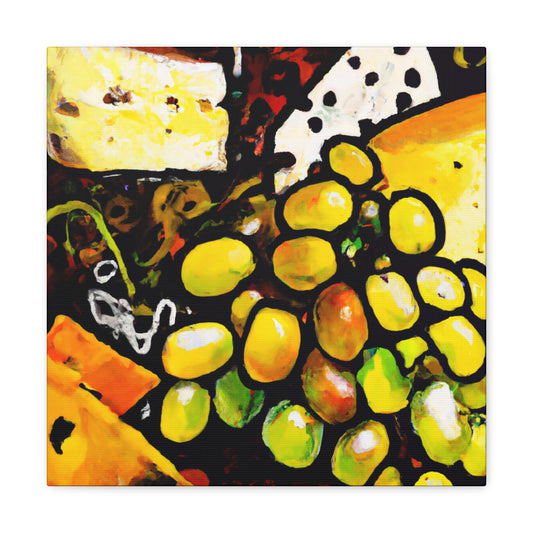 "Cheese and Grapes Melody" - Canvas