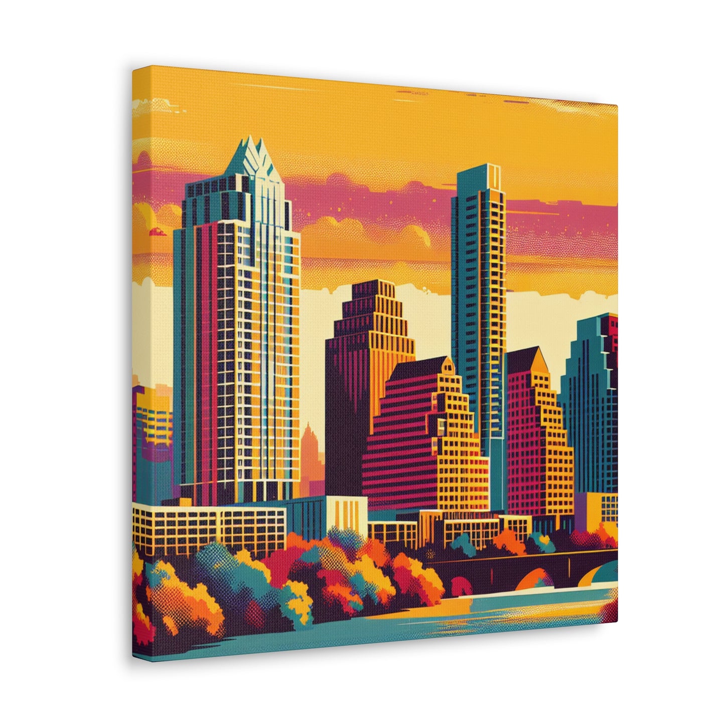 "Colorful Austin Skies" - Canvas