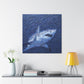 Great White Shark Apart - Canvas