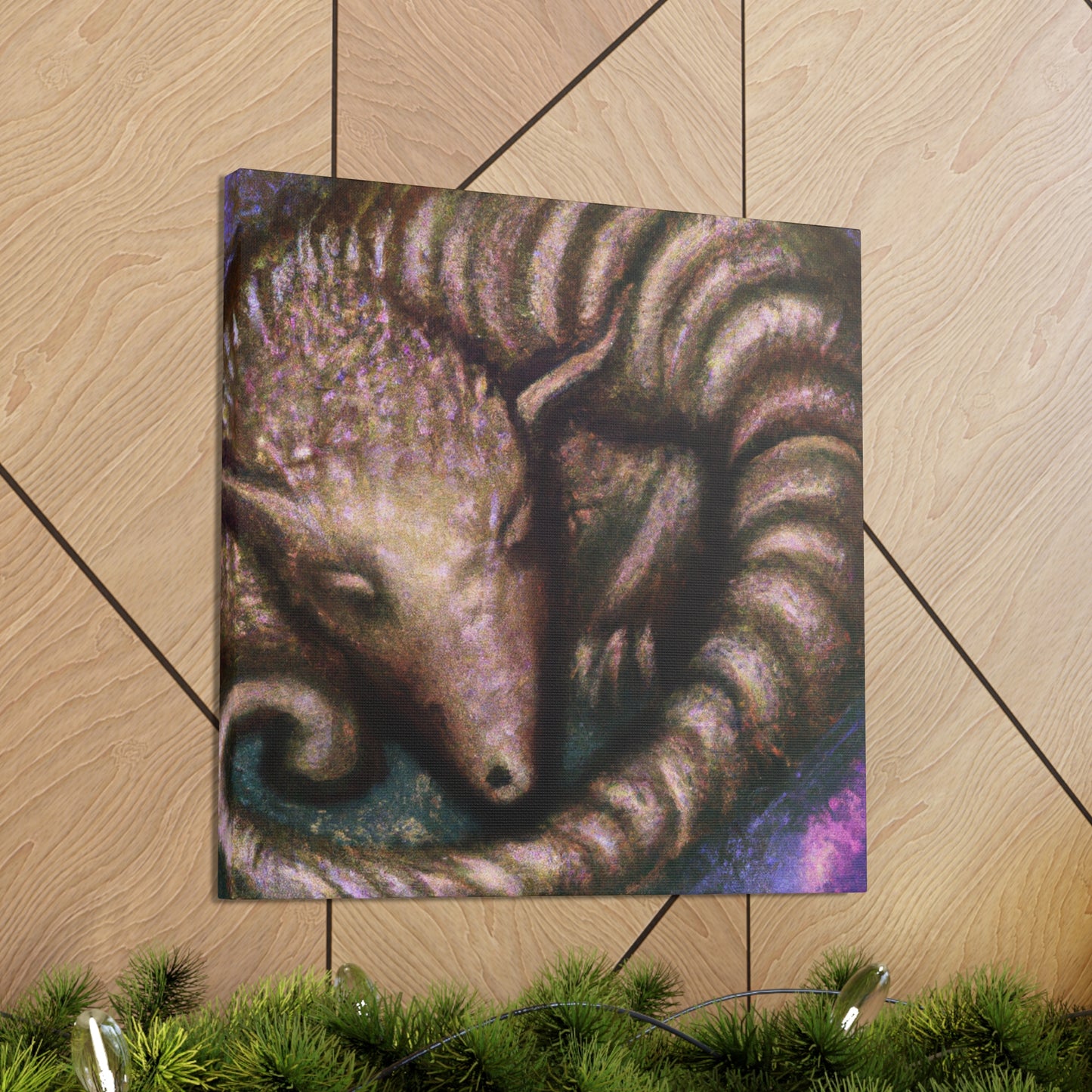 "Pangolin's Surreal Dream" - Canvas