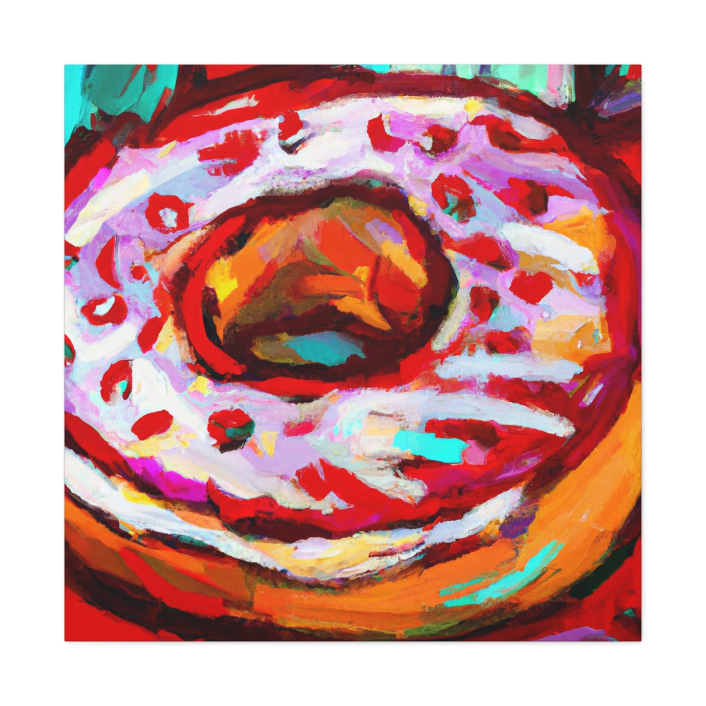 "The Sweet Delight Doughnut" - Canvas