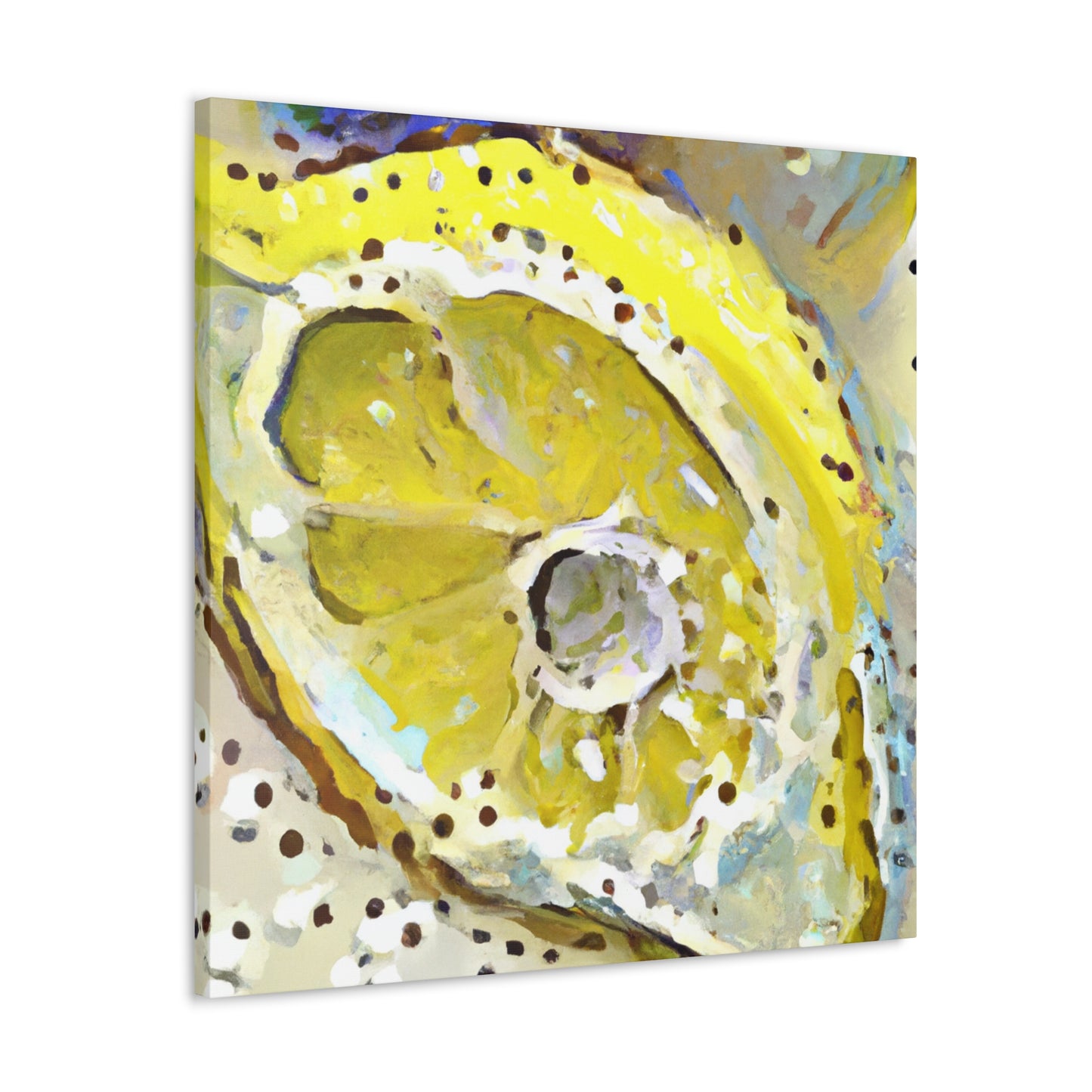 Lemon Zen Abstraction - Canvas