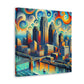 "Enigmatic Echoes of Cincinnati" - Canvas