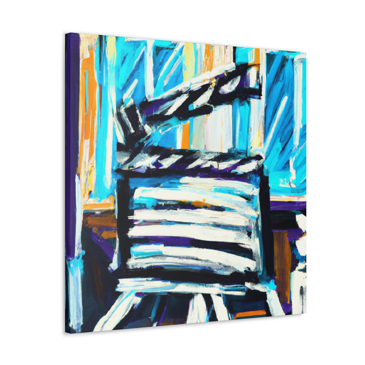 "Clapboard Cinematic Dreaming" - Canvas