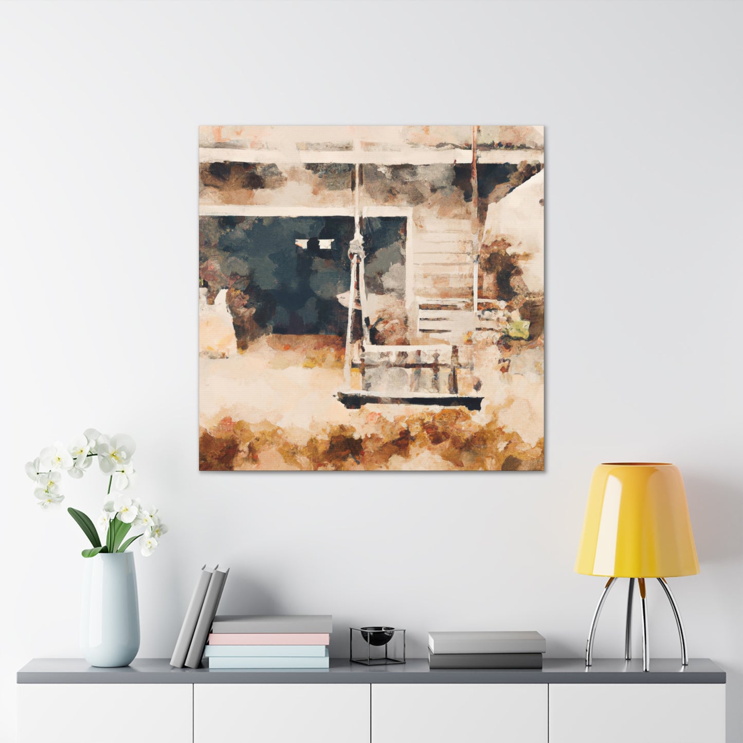 Porch Swing Reflection - Canvas