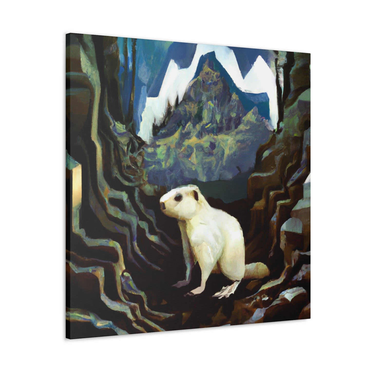 Marmot Street Mural - Canvas