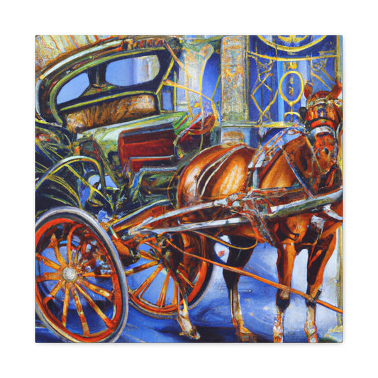 "Horse and Carriage Dream" - Canvas