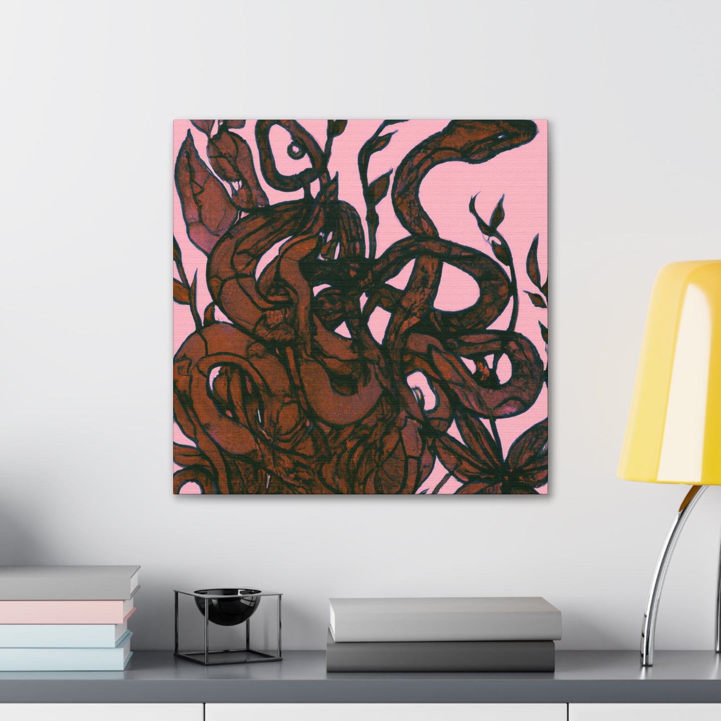 "Python Minimalism Represented" - Canvas