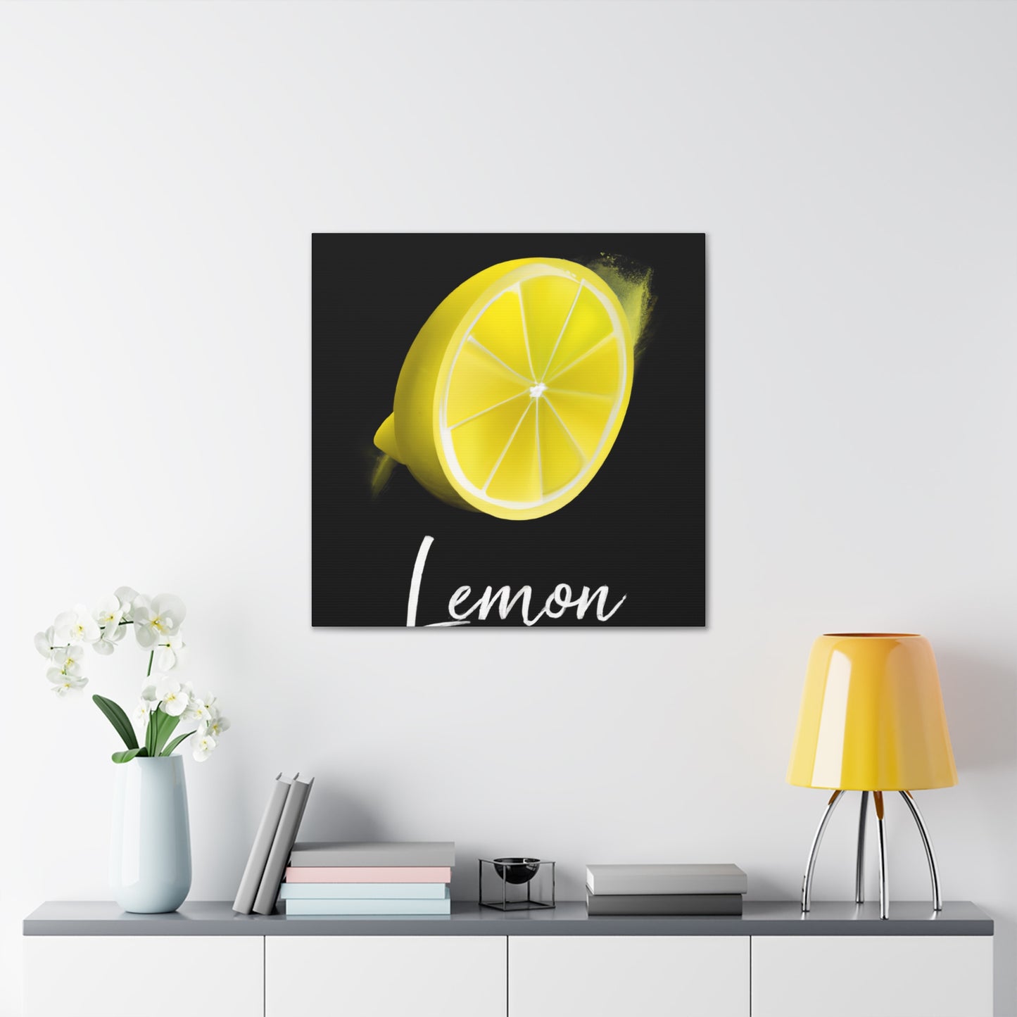 Lemon Zest Radiance - Canvas