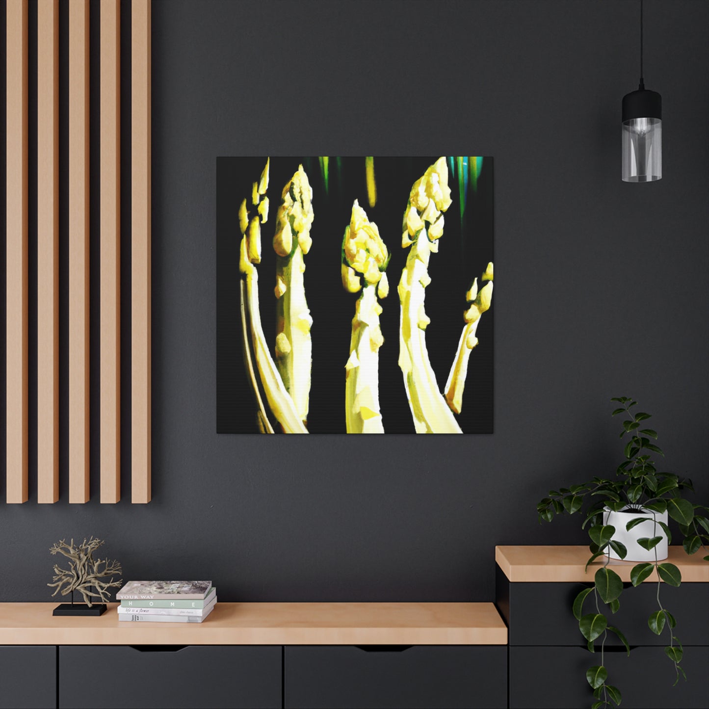 Asparagus in Neoclassicism - Canvas