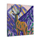 Fawn in Fauvist Hues - Canvas