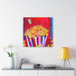 "Popcorn in Abstraction" - Canvas