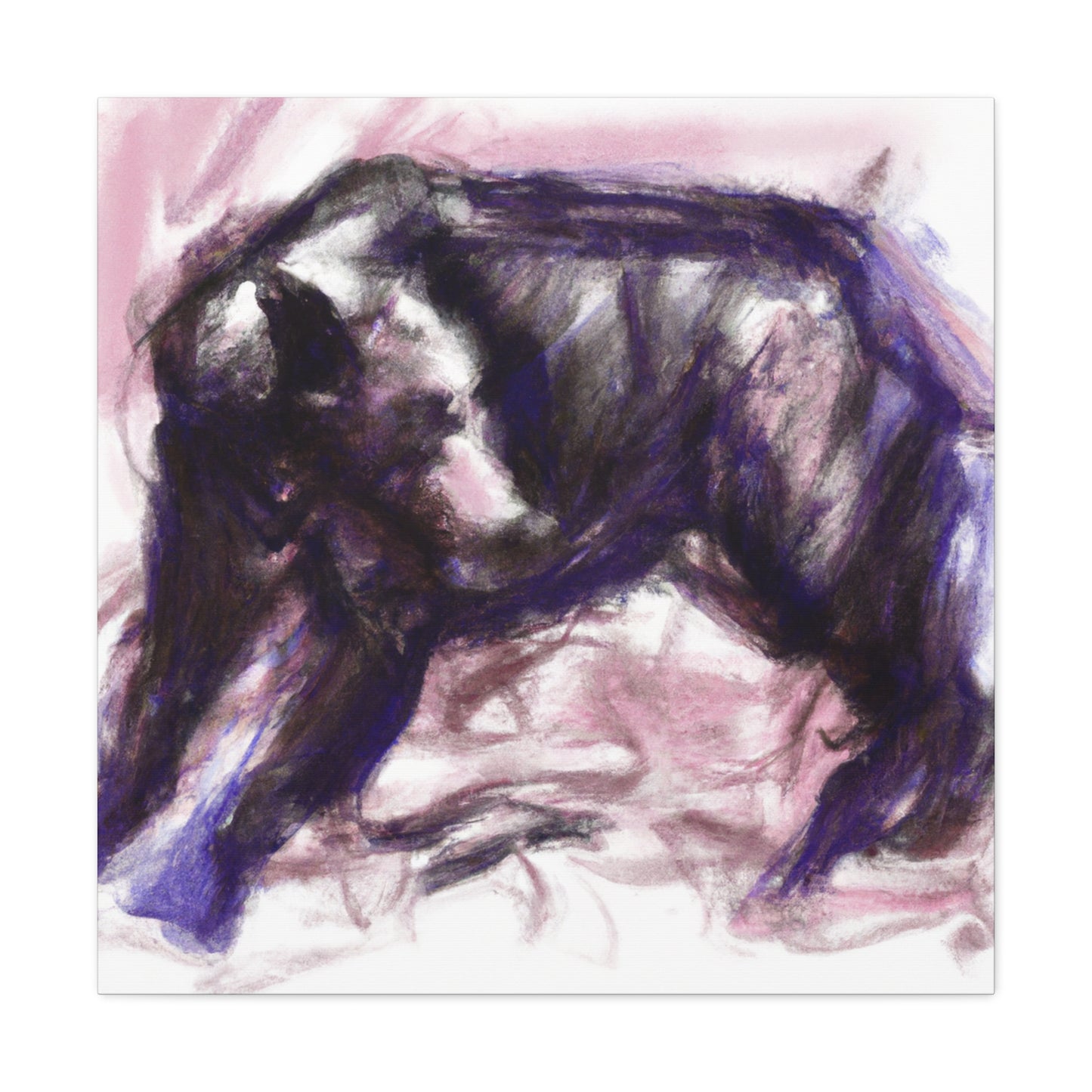 "Bear in Impressionism" - Canvas