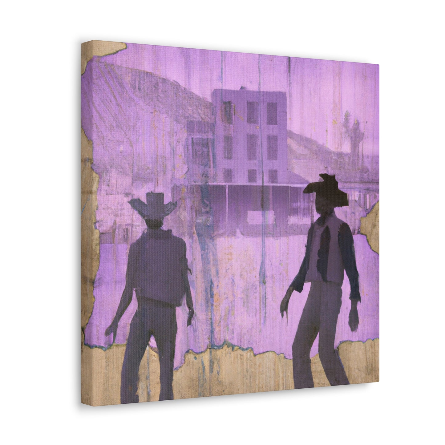 Ghost Town Haunting - Canvas