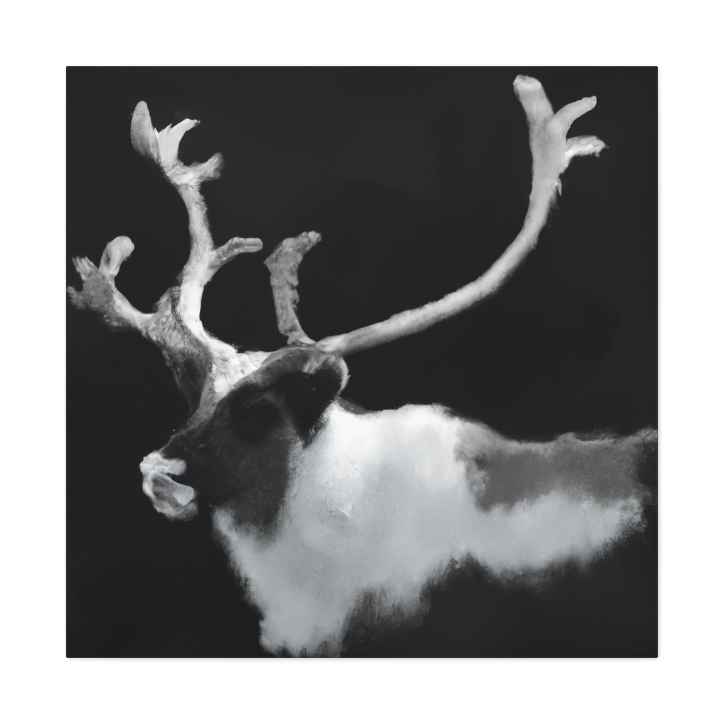 Reindeer in Realism - Canvas