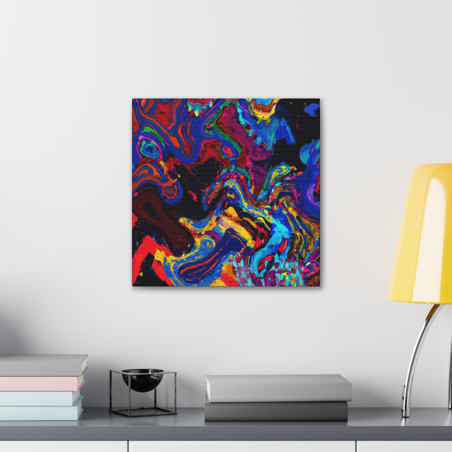 Midnight Abstract Symphony - Canvas