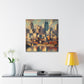 "Riverside Serenity: Cincinnati" - Canvas