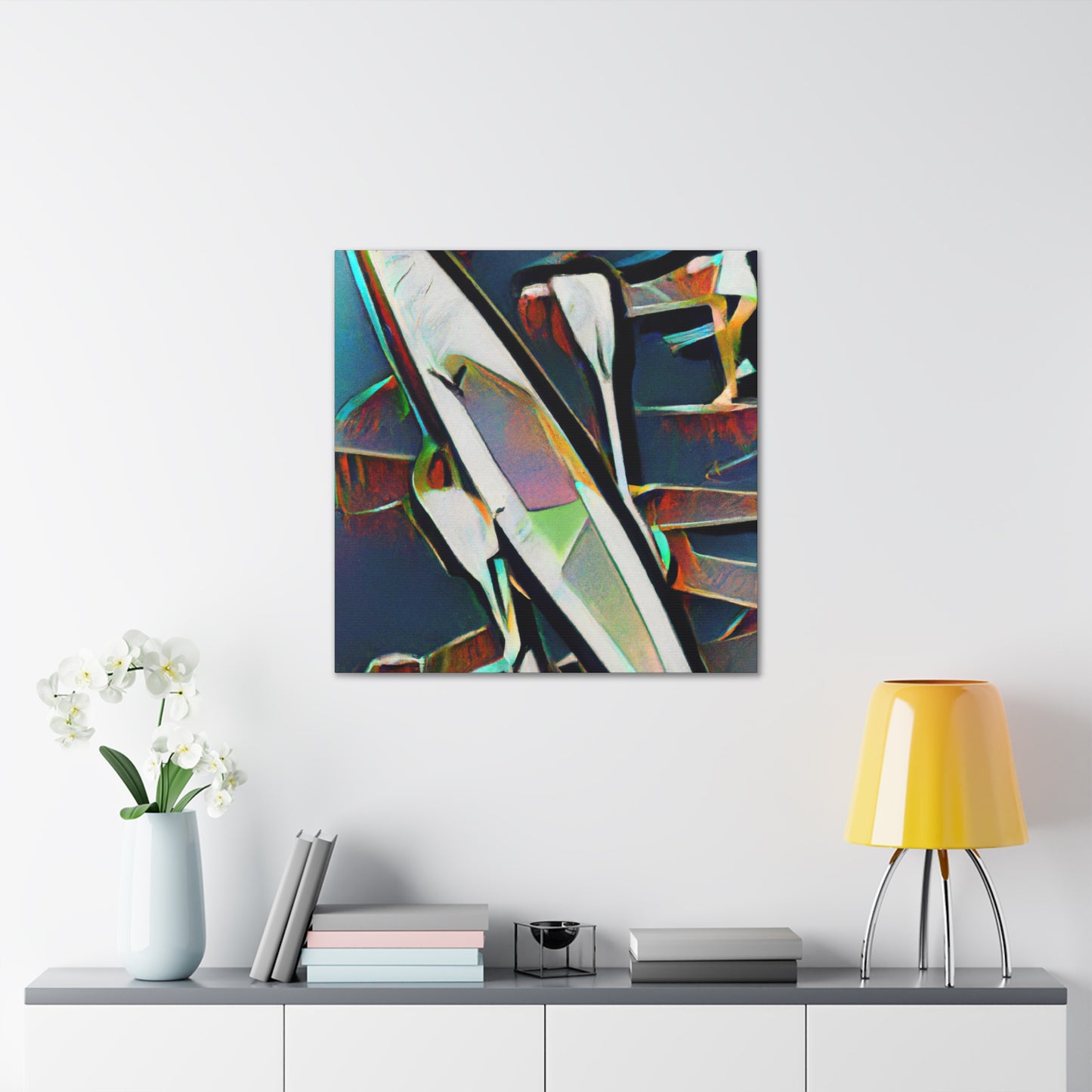 Paddle Board Expressionism - Canvas