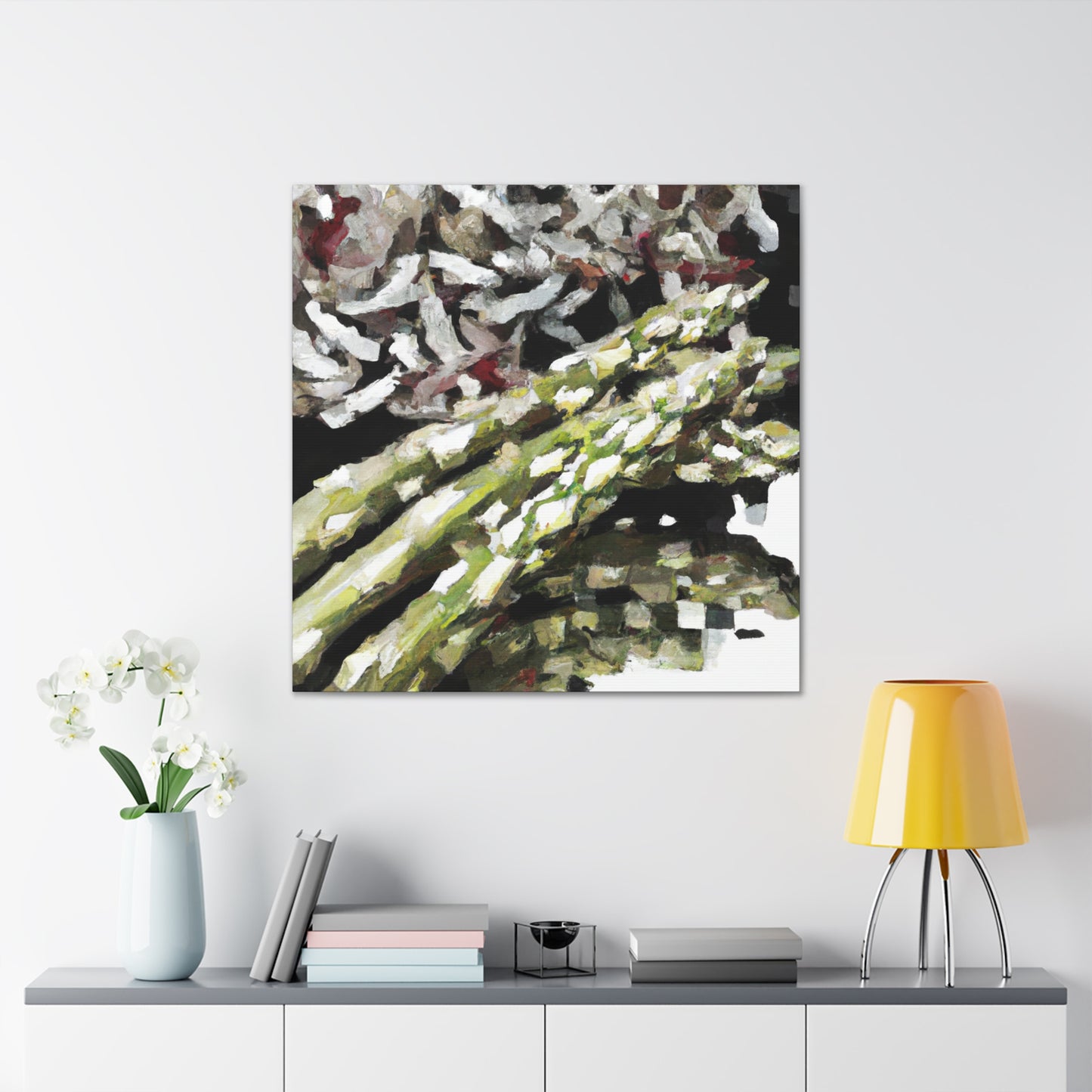 "Asparagus in Springtime" - Canvas