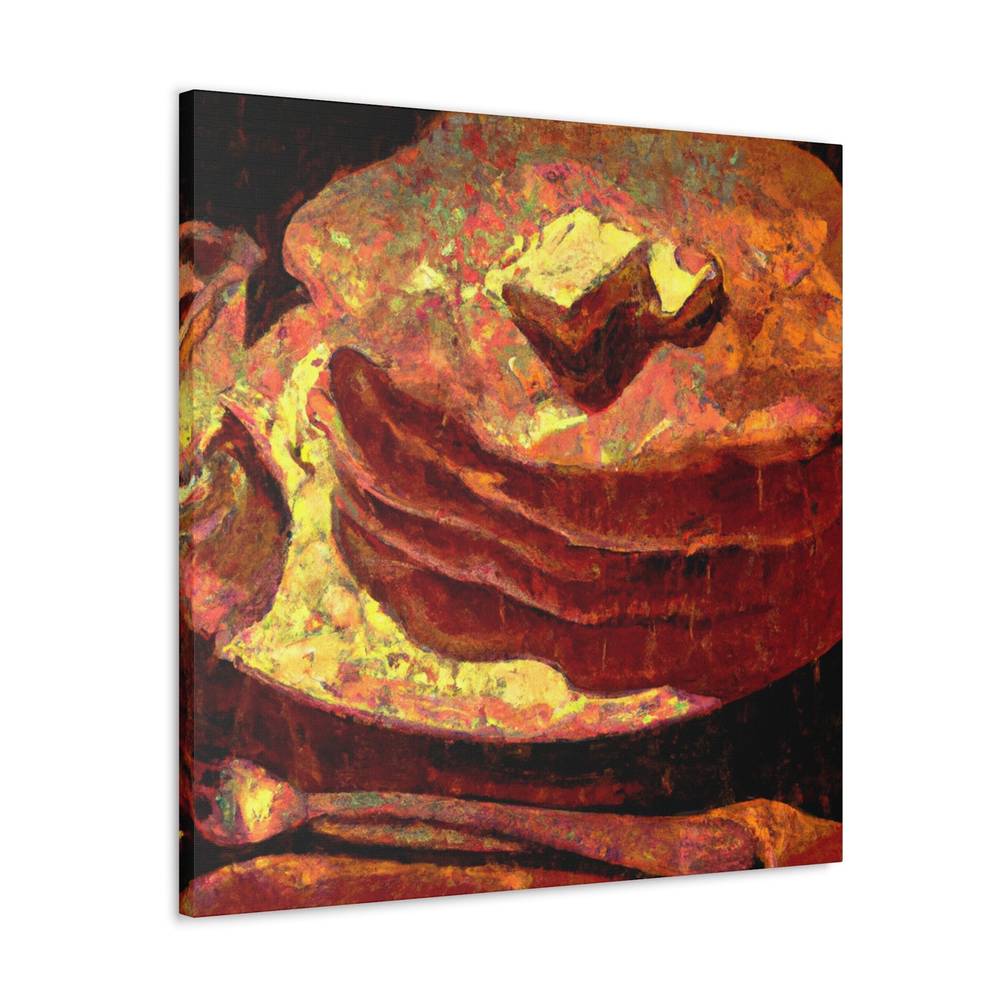 Pancakes in Abstract Form - Canvas