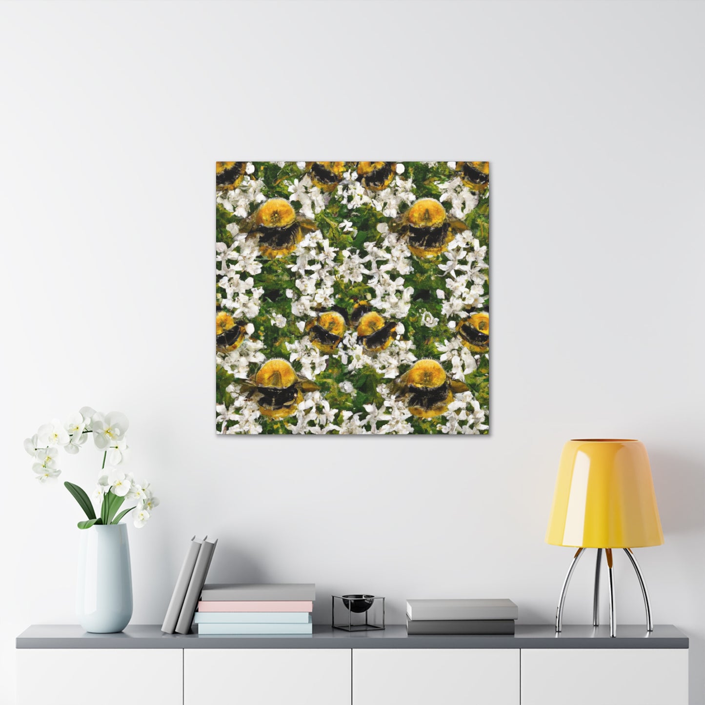 Bumblebee in Impasto - Canvas