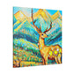 "Deer in the Meadow" - Canvas