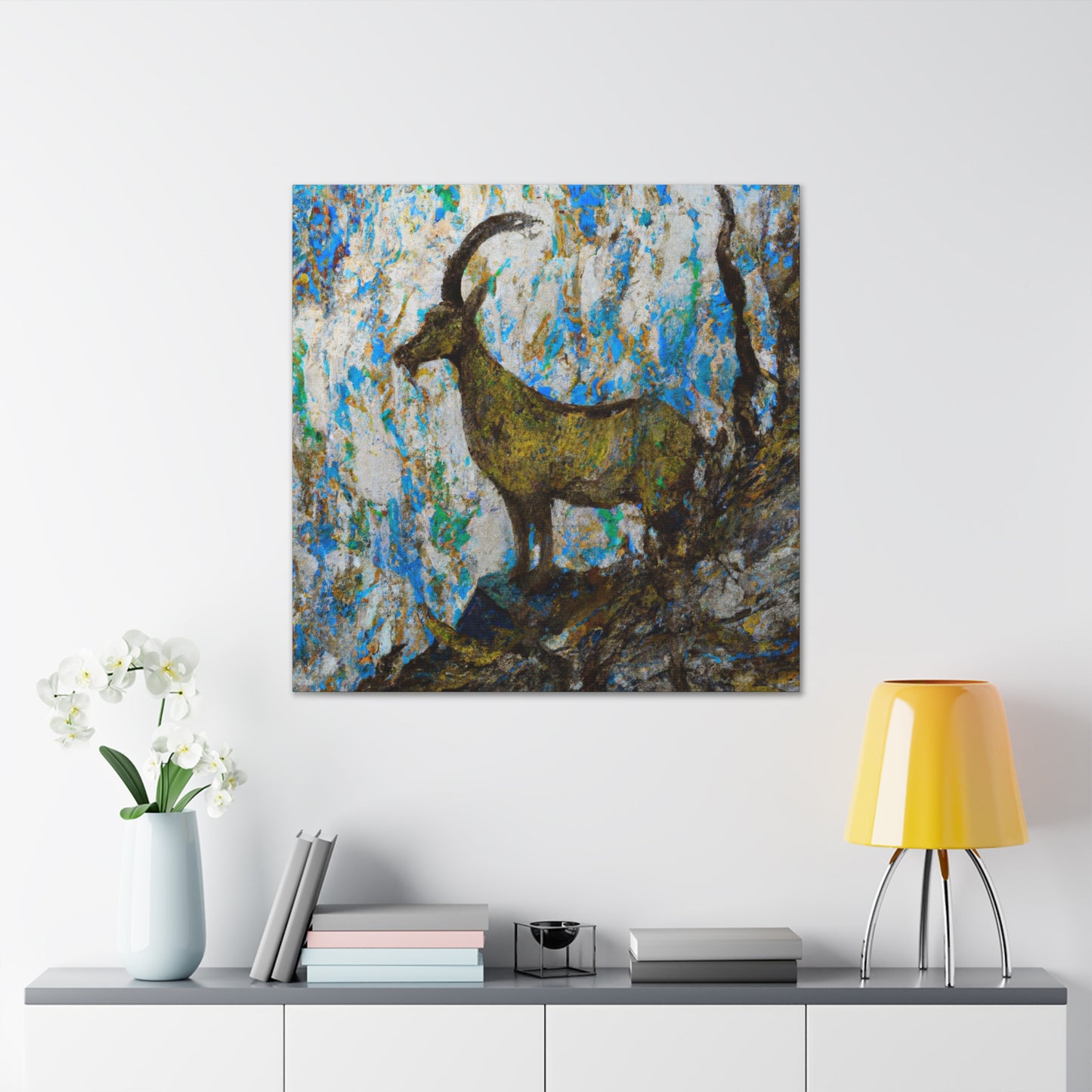 Chamois in Impressionism - Canvas