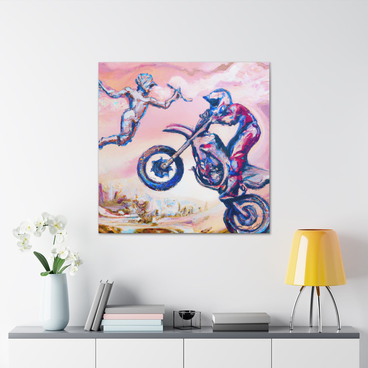 Moto Cross Majesty. - Canvas