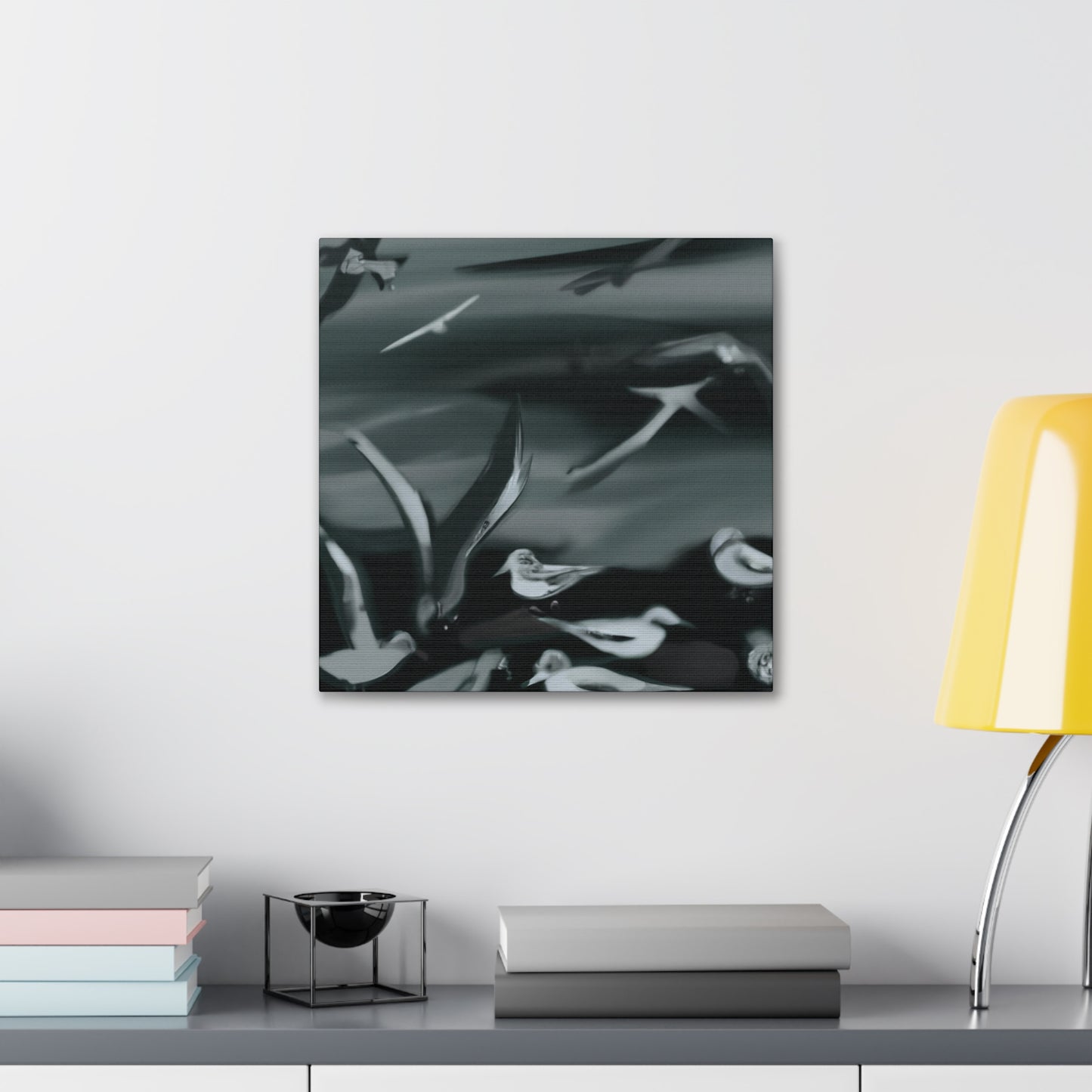 Sea Birds in Flight - Canvas