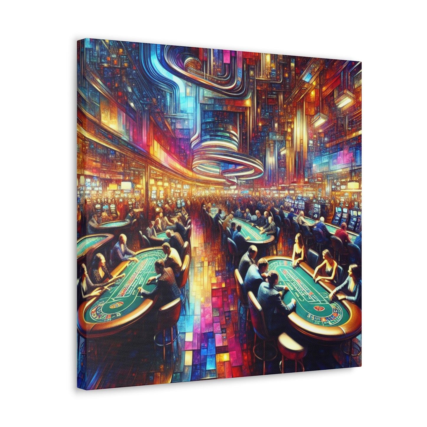 Gilded Chance Oasis - Canvas