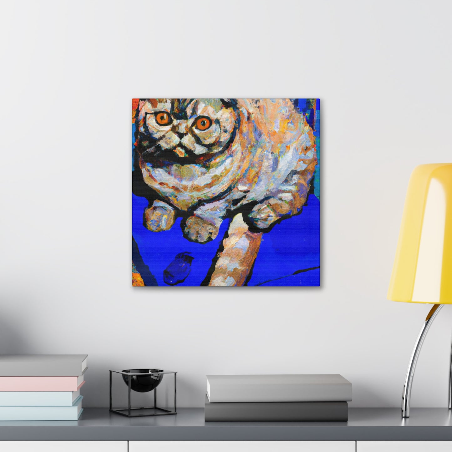 Folded Feline Sublime - Canvas