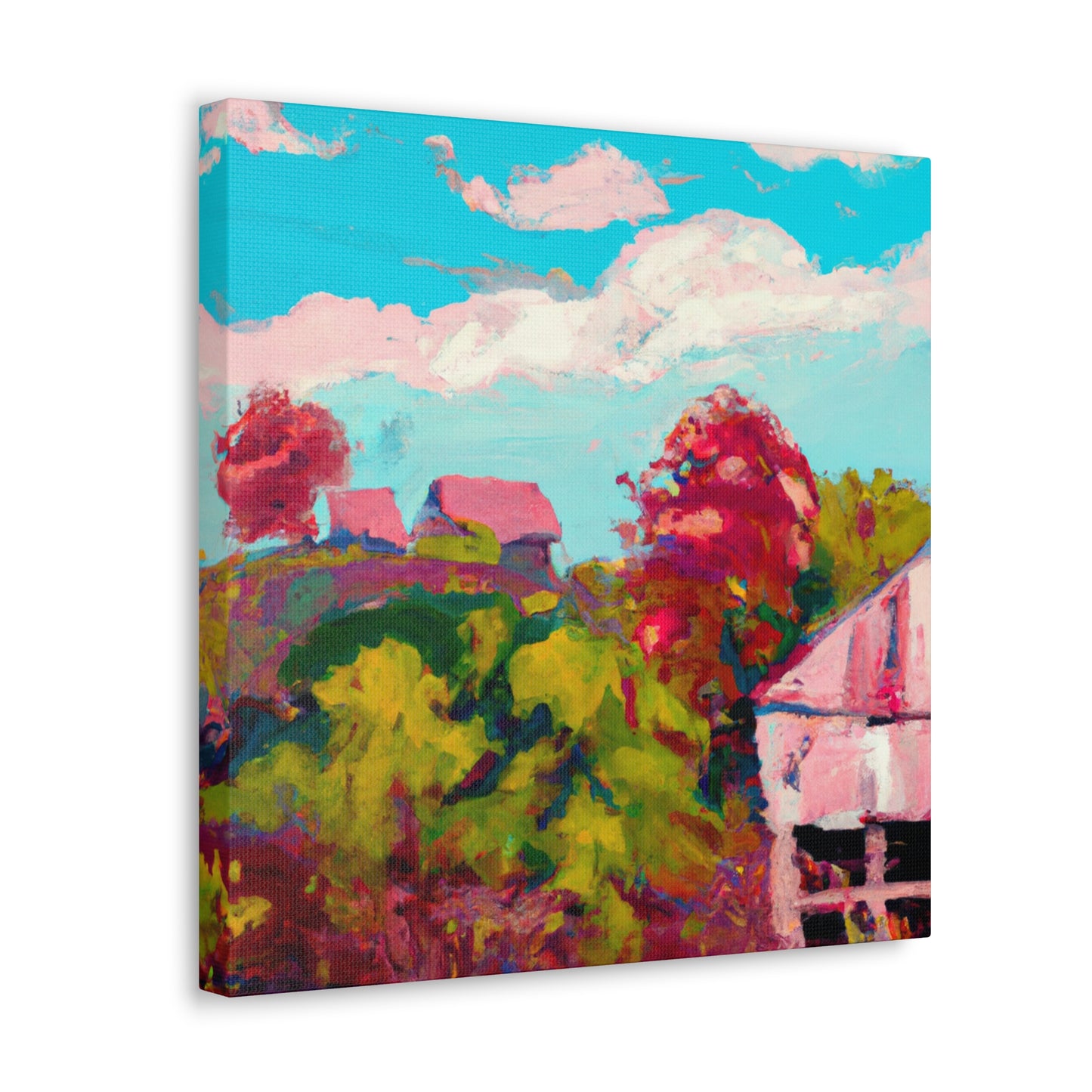 Barn Amid the Sky - Canvas