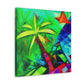 Palm Tree in Bloom - Canvas