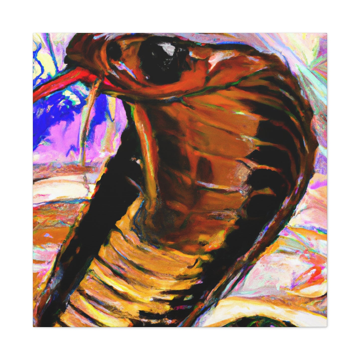 "King Cobra Surrealism" - Canvas