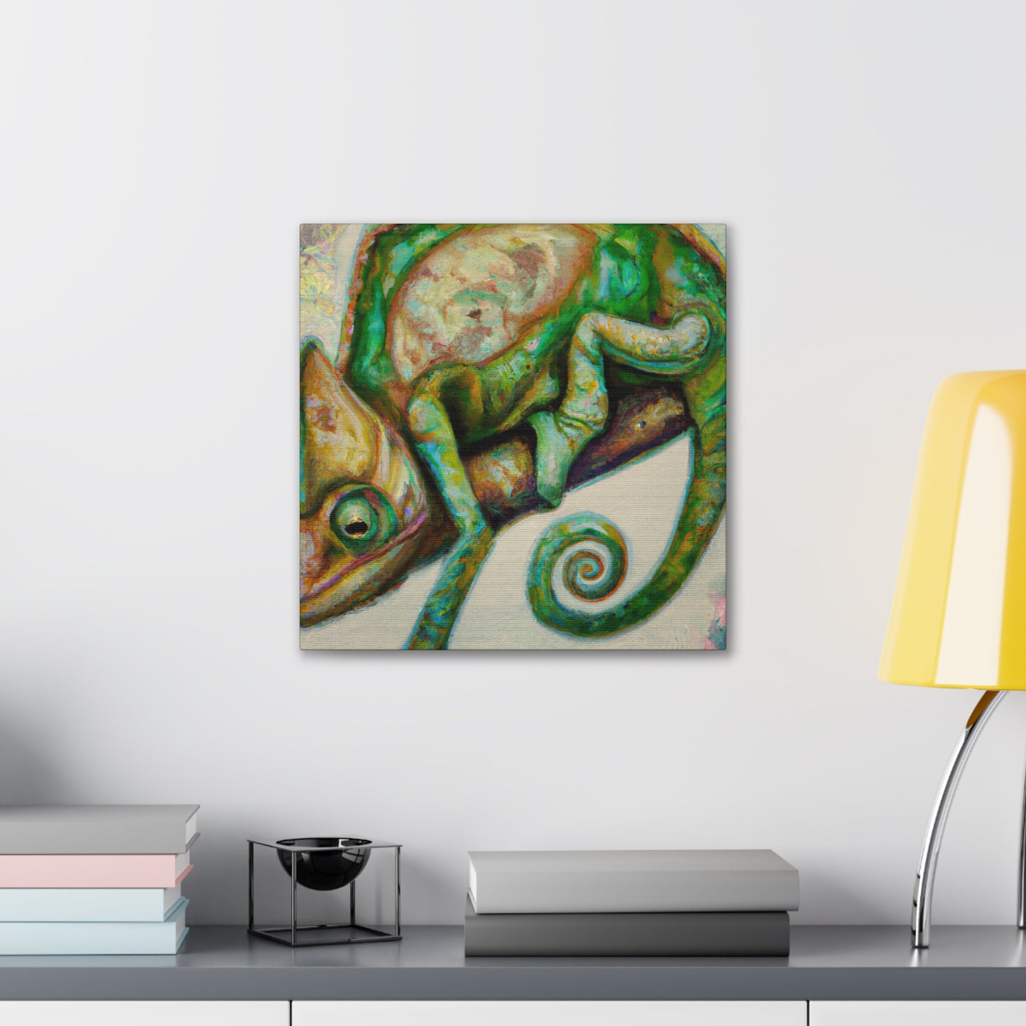 Veiled Chameleon Mystery - Canvas