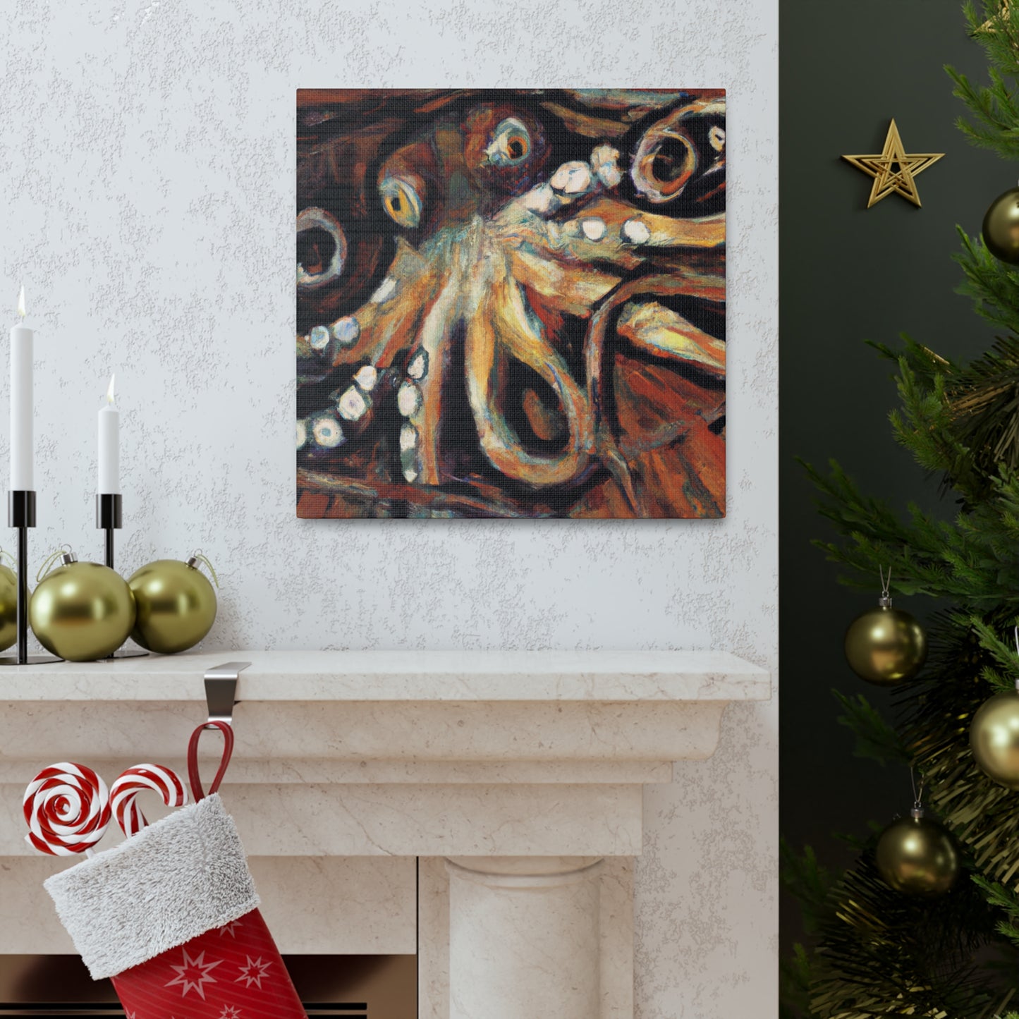 Octopus Impressionism Dream - Canvas