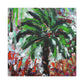 Palm Tree Paradise Scene - Canvas