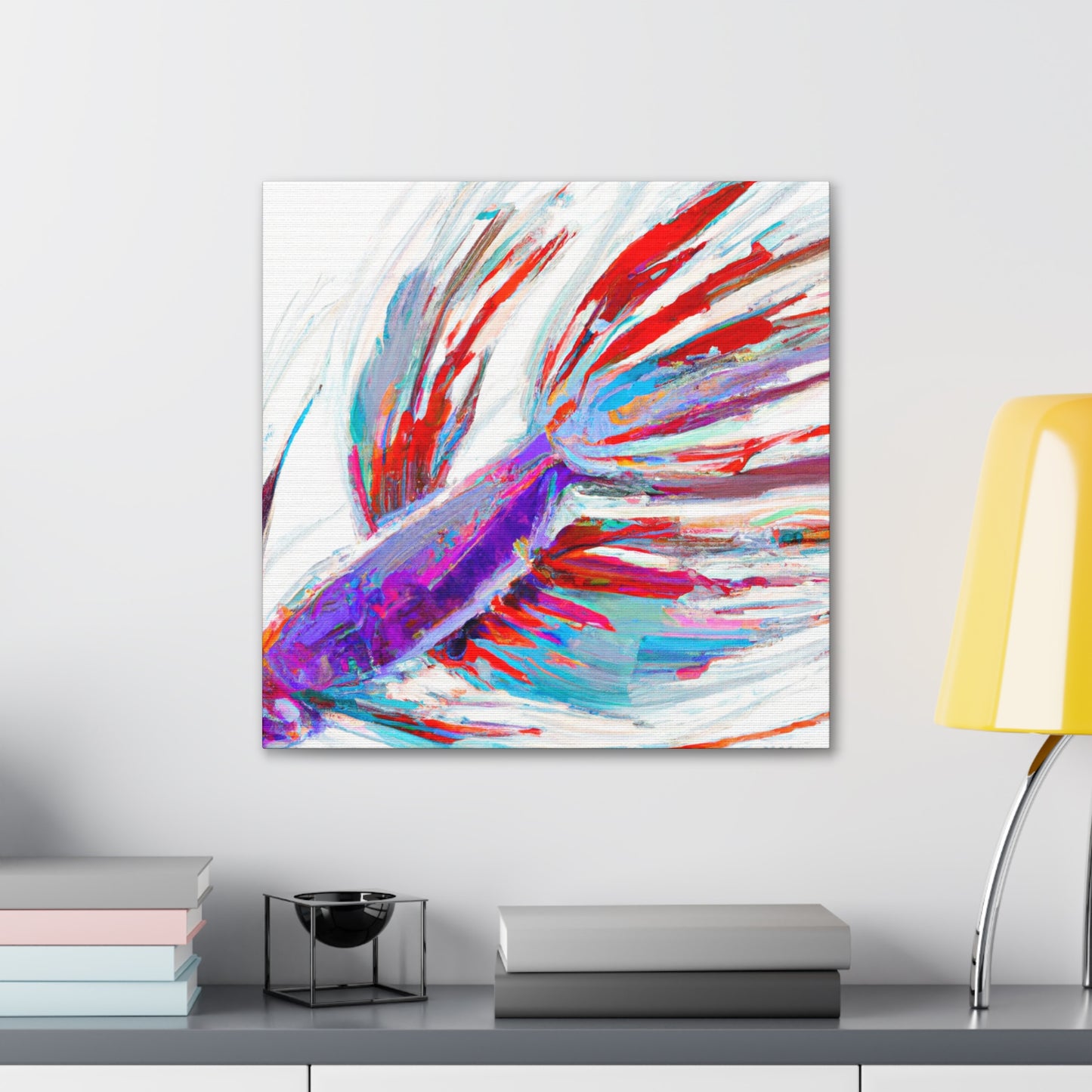 "Swordtail in Hyperrealism" - Canvas