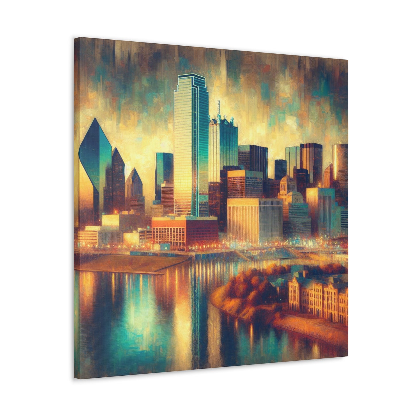 "Texas Dreamscape: Dallas" - Canvas