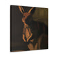 "Wallaby in Moonlit Forest" - Canvas