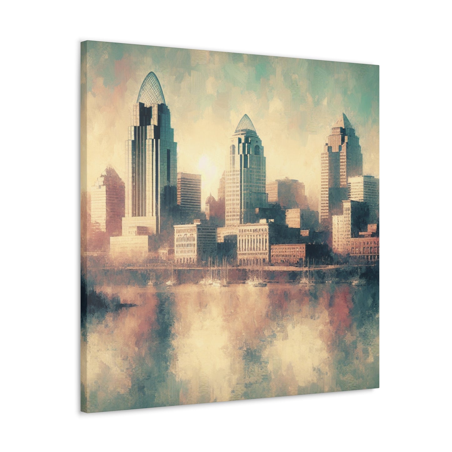 "Cincinnati's Urban Symphony" - Canvas